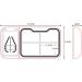 Portable 2-in-1 Pill Organizer & Cutter - BPA Free Small Pill Box for Medicine & Supplements (Black - Buy Online on GoSupps.com