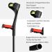 1 Pair of Forearm Crutches Crutches for Adults Comfortable Grip Crutches for Walking Heavy Duty Non-Slip Rubber Feet Mobility Aid for Elderly Seniors & Handicap Black Decorate Lucky Star - Buy Online on GoSupps.com