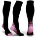 Miana Compression Socks (2 Pairs) for Women & Men - Blue L/XL, Pink - Ideal for Running, Flight, Sports & Travel - Buy Online on GoSupps.com