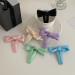 hgnxa Delicate Elegant Style Side Clip Hair Clip Sweet Girls y Style 3D knot Balletcore Purple - Buy Online on GoSupps.com