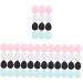 FRCOLOR 60 Pcs Finger Makeup Sponge Makeup Powder Puff Make up Triangle Puff for Face Powder Puffs for Face Powder Makeup Artist Must Haves Wet Makeup Puff Cosmetic Hydrophilic Non-latex