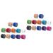 ULTECHNOVO 24 Rolls Sports Tape Athletic Tape Relief Tapes Wear-Resistant Tapes Sports Kinesiology Tapes Non-Woven Fabrics Tapes Elastic Elbow Tapes Ankle Tapes Muscle Relief Tapes