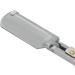 Razor Manual Beard Shaver with No Peeled Lacquer Crystal Plate Handle - Silver Barbershop Quality - Buy Online on GoSupps.com