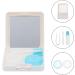 Gleavi 6-Sentence Contact Lens Container - White Contact Lens Case with Tweezers | Halloween Organizer - 2-Pack (6.5x6.5x2cm) - International Shipping Available - Buy Online on GoSupps.com