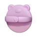 Scalp peeling durable baby hair shower comb silicone shampoo brush portable cartoon bathrooms durable hair-head skin massage agents multicolored bathroom tools for girls children boys and purple