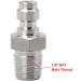 Stainless Steel 1/8 NPT Male Thread Quick-Disconnect Plug Adapter for PCP Paintball Charging - Universal 8mm, Sealing O-Ring Included - Buy Online on GoSupps.com