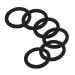 Qrity 6 pieces O-ring sealing rubber kitchen sink snappy rubber seal sealing ring seal replacement seals od 55mm id 41mm for pipe sealing ring-55mm