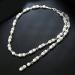 FXmimior Bridal Jewelry Backdrop Necklace - Exquisite Rhinestone Back Chain Jewelry for Women | Perfect Wedding Accessory - Buy Online on GoSupps.com