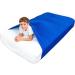 KAWAAI Lycra Bed Sheet For Kids & Adults Sensory Compression Bed Sheet Reduced Pressure Cool And Comfortable Sleeping Bedding (Color : Blue Size : Toddler size 69x132cm)