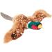 House of Paws Plush Dog Toy - Small Pheasant Design Brown - Ideal for Interactive Play - Buy Online on GoSupps.com