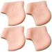 Elastic Silicone Heel Protectors 2 Pairs of Professional Lightweight Breathable Foot Cups with Versatile Grip for Feet