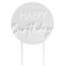 Ginger Ray Happy Acrylic Birthday Cake Topper Decoration