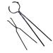 29" +19" Crucible Tongs Foundry Crucible Flask Tongs, Metal Refining Casting Tool
