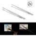 VILLCASE Piercing Kit with Precision and Binary Craft Tweezers - Ideal for Stamp Collecting, Kitchen, and Eyelash Extensions - Buy Online on GoSupps.com