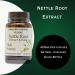 Barlowe's Herbal Elixirs Nettle Root Extract | Urtica Dioica with 95% 3,4-Divanillyltetrahydrofuran | 425mg Per Capsule | 60 Vegan Capsules | Stearate-Free | Glass Bottles - Buy Online on GoSupps.com