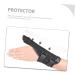 BESPORTBLE Thumb Protector Splint - Right Hand Wrist Brace with Aluminum Support - Thumb & Finger Protection Black 23x8.5x1cm - International Shipping Available - Buy Online on GoSupps.com
