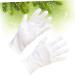 Anneome 12 Pairs Moisturizing Dry Hands Warm Food Handling Glove Hair Coloring Chemical Stretchable Lining Glove Safety White S:21X8cm White - Buy Online on GoSupps.com