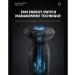 Best Head Shaver for Men - 3D Rotary Electric Razor & Beard Trimmer | Waterproof IPX7 Rechargeable Wet & Dry Use - Buy Online on GoSupps.com