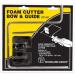 Professional Foam Cutter Bow & Guide for Precision Cutting - Buy Online on GoSupps.com