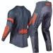 Willbros Motocross Jersey Pants Combo for Men & Women - Off-Road MX Equipment Set with Zippering Bags | Adult Racing Clothing - Size S / Pants 30 - Orange Gray - Buy Online on GoSupps.com