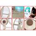 Bath Mirror Cosmetic Mirror 1X/3X Magnification Suction Cup Adjustable Double-Sided Bathroom Mirror - Buy Online on GoSupps.com