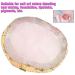 Polish Mix Palette Resin Nail Art Palette Paint Drawing Color Dish Golden Edge Resin Stone Paint Drawing Color Dish Manicure Nail DIY Tool(Pink) - Buy Online on GoSupps.com