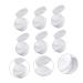 Didiseaon 6 Pcs Portable Cosmetic Bottle Powder Box Loose Make up Jar Clear Powder Case Travel Pack Bottled
