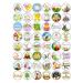 48 x PREMIUM HAPPY EASTER 3CM EDIBLE RICE PAPER FAIRY CUP CAKE TOPPERS BUNNY D4