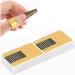 Nail Forms for Gel Builder 100 PCS Paper Nail Forms for Gel Nails Gold Nail Extensions Forms Self Adheisive Nail Form Stickers Nail Forms Extension Guide