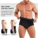 OLIns Men's Compression Tummy Control Shorts | High Waist Body Shaper & Slimming Girdle Pants | XXL White Shapewear - Buy Online on GoSupps.com