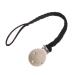 Lisanl pacifier chain for babies leather pacifier holder pacifier chain black
