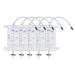 Pack 500ml Leg Bag Urine Drainage Bag Urine Collection Bag Drainage Bag with 2 Straps Anti-Reflux Valve (500ml)