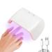 ANGNYA UV Nail Lamp for Gel Nails 30W Professional Nail Dryer with 2 Timers Portable UV Lamps for Nail Art at Home and Salons (Pink) 2.pink