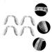 Cabilock Glasses Nose Pads - 4 Pieces Transparent Saddle Bridge Cushions for Adults & Kids - 2.3x2cm Comfort & Support for Reading Glasses - Buy Online on GoSupps.com