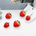 Delicate Resin Strawberry Earrings Simulation Fruit Earwears for Any Occasion - Buy Online on GoSupps.com