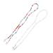 Goohochy 2 STK glasses mask chain glasses clip glasses Glasses Extension tape for earlick portable glasses tape anti-slip masked band adjustable face mask glasses chain lanyard 50 0.3cm