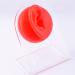 1 piece of silicone acupuncture Human model 1: 1 navel nose nipple for j-ewelry display Teaching tool soft silicone flexible press needle (color: red right ear)