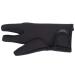 FILFEEL 3 Fingers Hairdressing Glove Heat Resistant Protective Finger Glove Hair Salon Styling Tools for Hair Styling Curling Perming Curling Wand(Black)