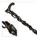 Wooden Cane Solid Walking Stick Crutch Wooden Carved Comfortable Handle Walking Sticks Retro Cane for Men and Women 95cm for Elderly Seniors Safehappy - Buy Online on GoSupps.com