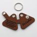 Copter Farm Dog Collar Bag | Personalized Engraving | Art & Real Leather | Durable Brown Triangle Design for Dogs - Buy Online on GoSupps.com