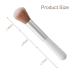 10-Piece Fluffy Beauty Makeup Brush Set - Portable Blending & Eyebrow Brushes - White Mushroom Design for Travel - Buy Online on GoSupps.com