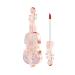 HMDABD Long Lasting Lipstick Velvet Red Violin Lipstick Unique Violin Design Lipstick Durable Spray Liquid Lipstick With Gift Box -b