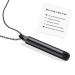 Tyniffer Breathing Necklace for Anxiety Relief the Shift Necklace Anxiety Stress Relief Items for Women Relaxation Meditation Calming Down Mindful Breathing Whistle Necklace Gift Black