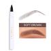 Long-Lasting Waterproof Eyebrow Pen - Smudge-Proof Dark Brown Liquid Makeup for Women | Tilted-Pronged Tip for Natural Eyebrows - Buy Online on GoSupps.com