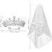 Frcolor Crystal Tiara Crown Rhinestone Wedding Bridal Headband with Veil & Comb - Buy Online on GoSupps.com
