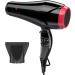 Shop Wazor Ionic Lightweight Hair Dryer 1875W - Professional AC Motor Quick Drying 2 Speed & 3 Heat Settings Concentrator - Ships Worldwide - Buy Online on GoSupps.com