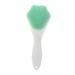 POPETPOP Face Brush Oil Cleanser for Face Facial Cleansing Brush Hard Skin Face Brush Face Cleansing Brush Face Cleaning Brush Silica Handheld Brush Green 15.3x5.2cm