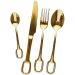 Cutlery Stainless Steel Cutlery Golden Set Stainless Steel Spoon Gold - Buy Online on GoSupps.com