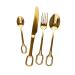 Cutlery Stainless Steel Cutlery Golden Set Stainless Steel Spoon Gold