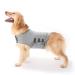 Anti-fear dog jacket dog sedative pet stress reduction shirt warm calm nurse light thunder dog wrap dog fear jacket (light gray L) L. light gray